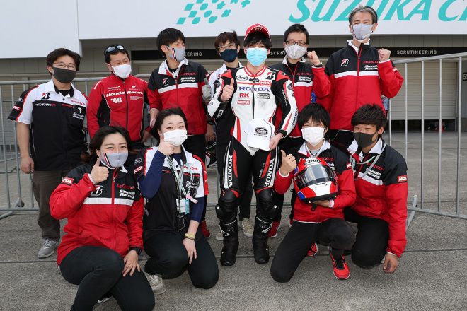 JSB1000初表彰台を獲得した亀井雄大（Honda Suzuka Racing Team）／2021年全日本ロード第2戦鈴鹿2&4レース JSB1000 レース2