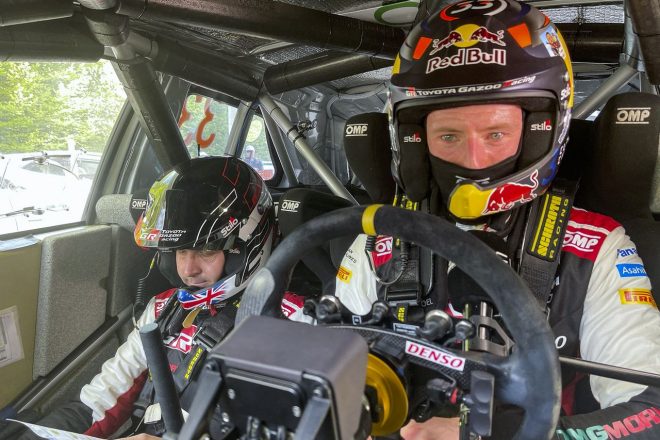 総合2位となったエルフィン・エバンス／スコット・マーティン組　2021年WRC第3戦クロアチア