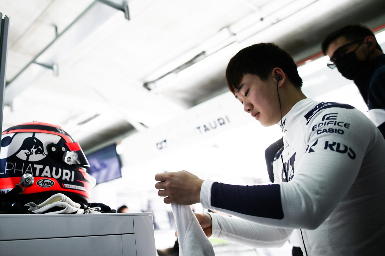 2021年F1第2戦エミリア・ロマーニャGP　角田裕毅（アルファタウリ・ホンダ）