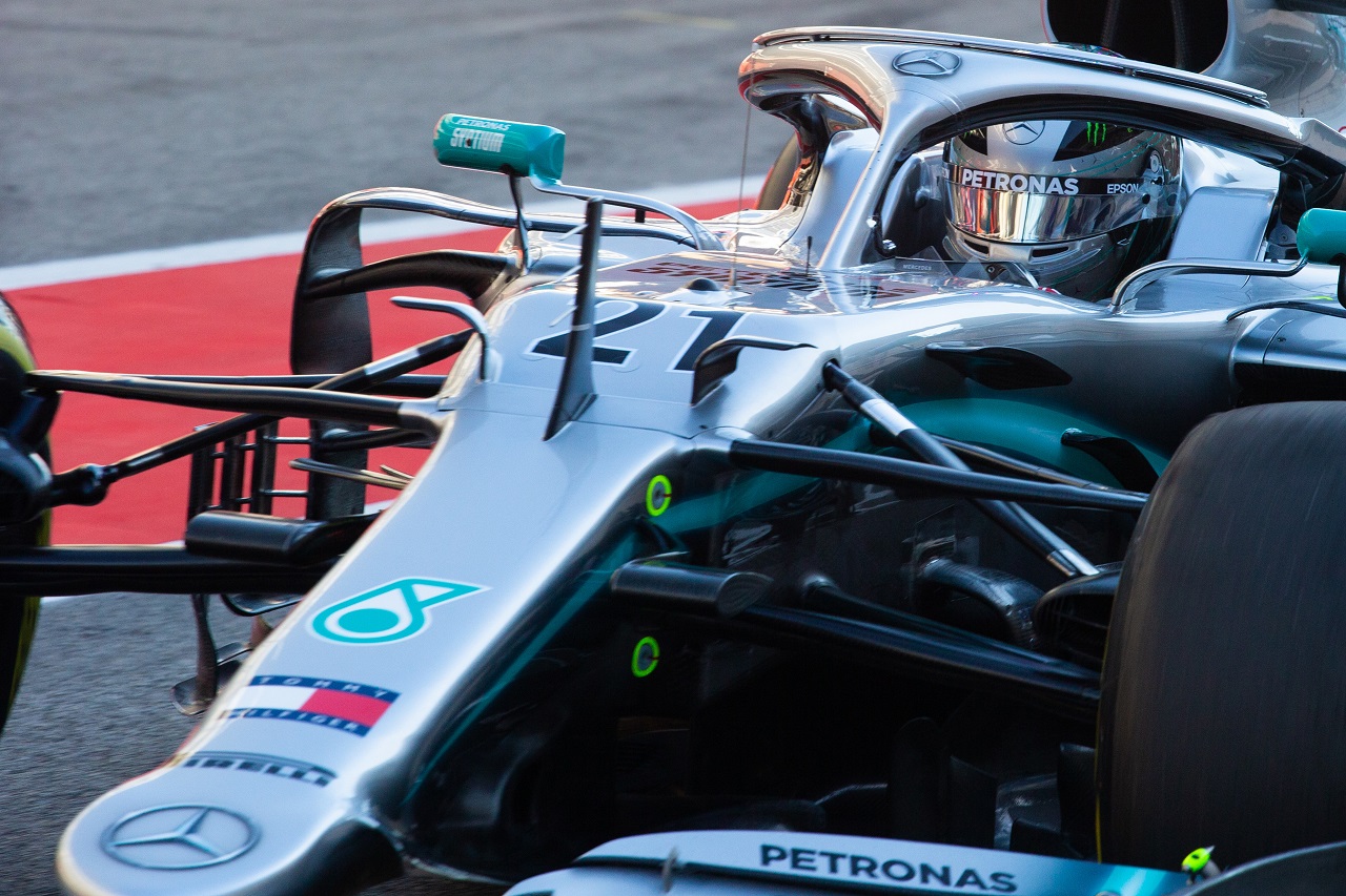 2019年F1インシーズンテスト（バルセロナ）　ニキータ・マゼピン（メルセデスW10）