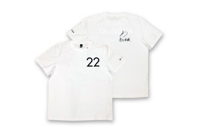 スクーデリア・アルファタウリ・ホンダ・チーム　角田裕毅 ドライバーTシャツ