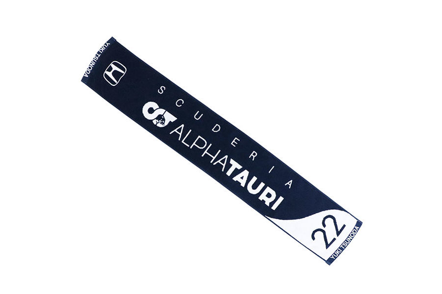 スクーデリア・アルファタウリ・ホンダ・チーム　角田裕毅タオルマフラー