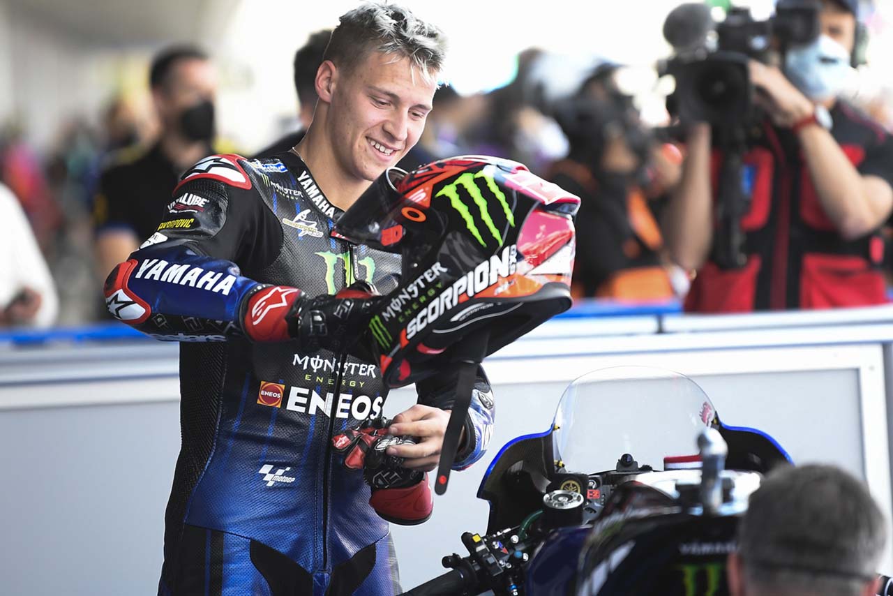 2021年MotoGP第4戦スペインGP ファビオ・クアルタラロ（モンスターエナジー・ヤマハMotoGP）
