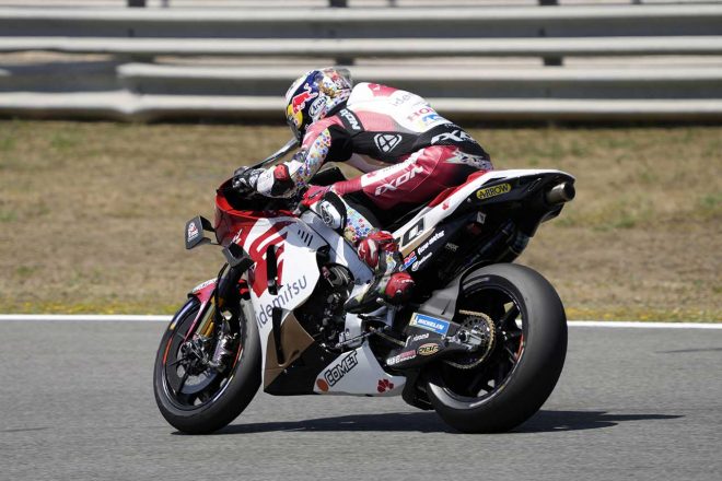 2021年MotoGP第4戦スペインGP予選　中上貴晶（LCRホンダ・イデミツ）