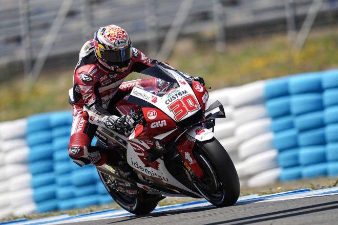 2021年MotoGP第4戦スペインGP予選　中上貴晶（LCRホンダ・イデミツ）