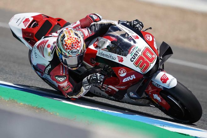 2021年MotoGP第4戦スペインGP予選　中上貴晶（LCRホンダ・イデミツ）