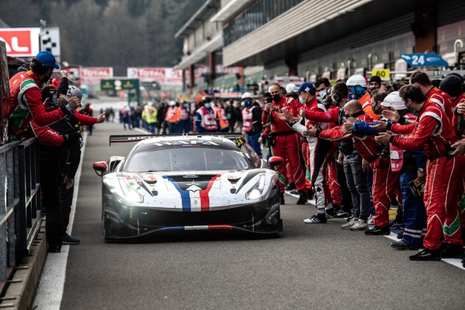 LMGTEアマクラスを制したAFコルセの83号車フェラーリ488 GTE Evo