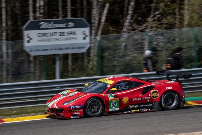 AFコルセの52号車フェラーリ488 GTE Evo