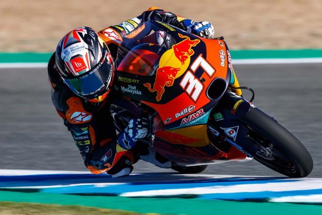 2021年MotoGP第4戦スペインGP Moto3クラス　ペドロ・アコスタ（Red Bull KTM Ajo）