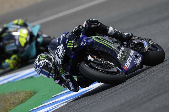 2021年MotoGP第4戦スペインGP予選　マーベリック・ビニャーレス（モンスターエナジー・ヤマハMotoGP）