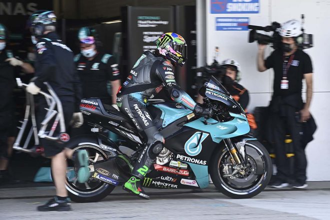 2021年MotoGP第4戦スペインGP予選　フランコ・モルビデリ （ペトロナス・ヤマハSRT）