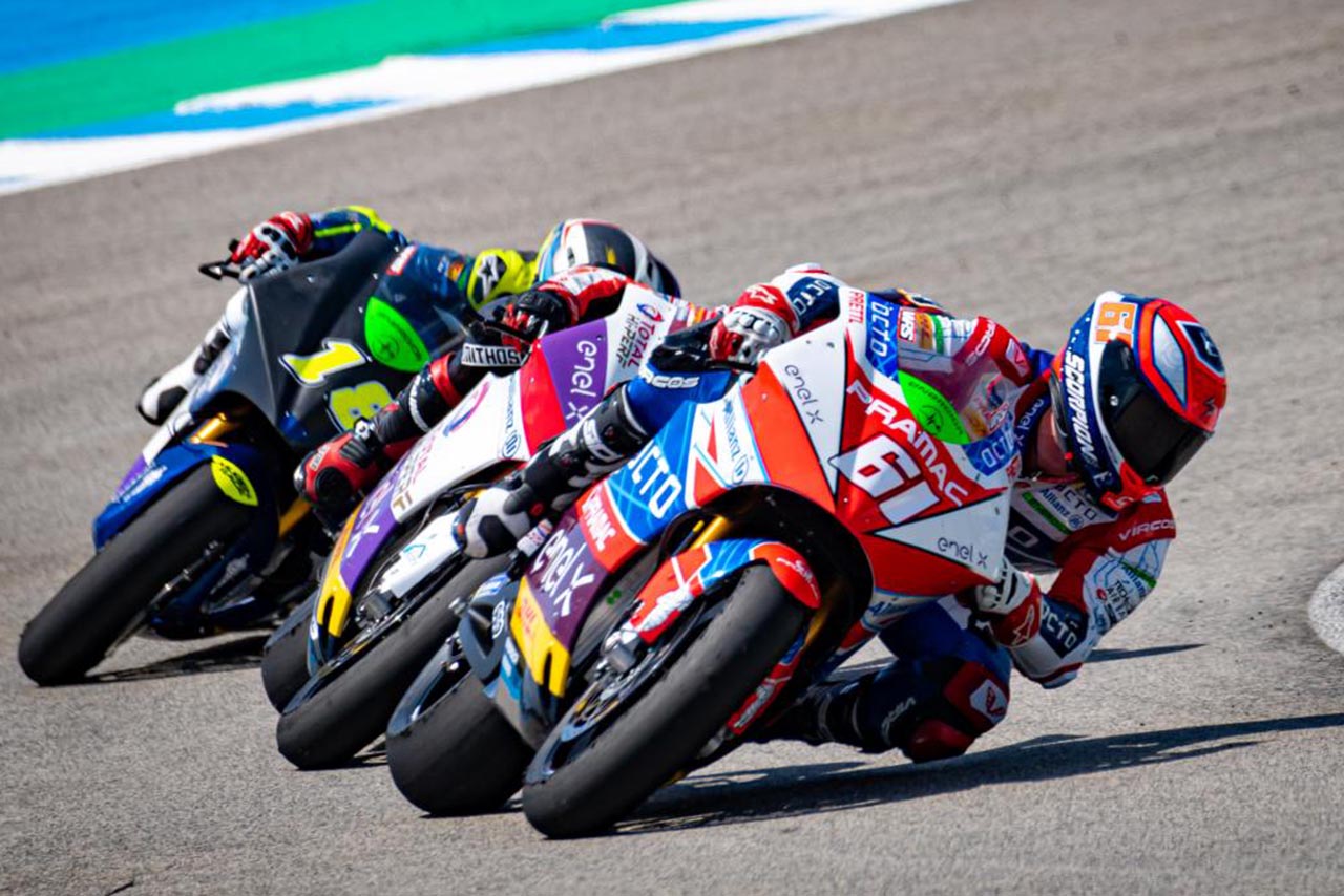 2021MotoE第1戦スペイン大会 アレッサンドロ・ザコーネ（OCTO PRAMAC MotoE）