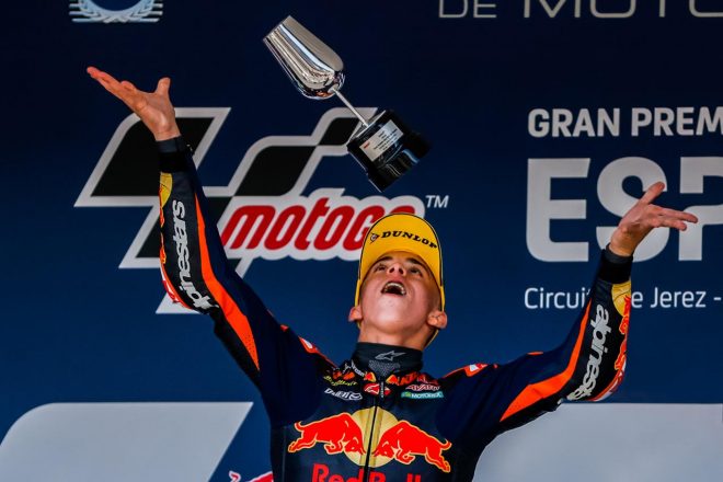 2021年MotoGP第4戦スペインGP Moto3クラス　ペドロ・アコスタ（Red Bull KTM Ajo）