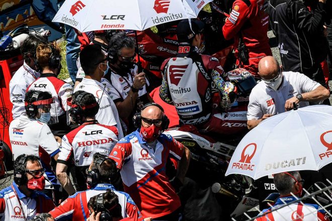 2021年MotoGP第4戦スペインGP決勝　中上貴晶（LCRホンダ・イデミツ）