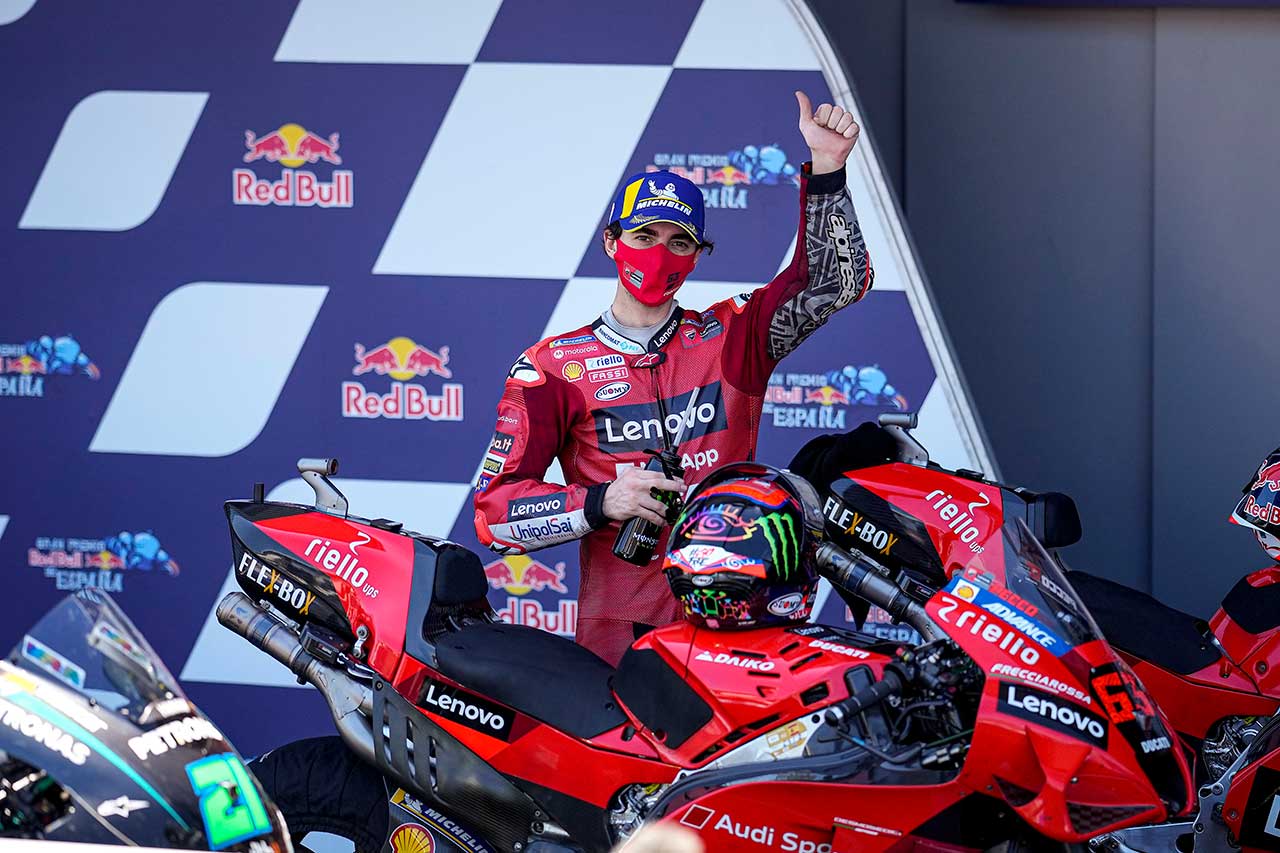 2021年MotoGP第4戦スペインGP　フランセスコ・バニャイア（ドゥカティ・レノボ・チーム）