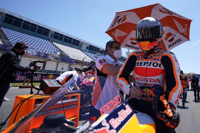 2021年MotoGP第4戦スペインGP決勝グリッド　ポル・エスパルガロ（レプソル・ホンダ・チーム）
