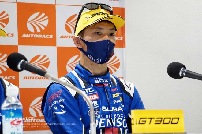 2021スーパーGT第2戦富士　山内英輝（SUBARU BRZ R&D SPORT）