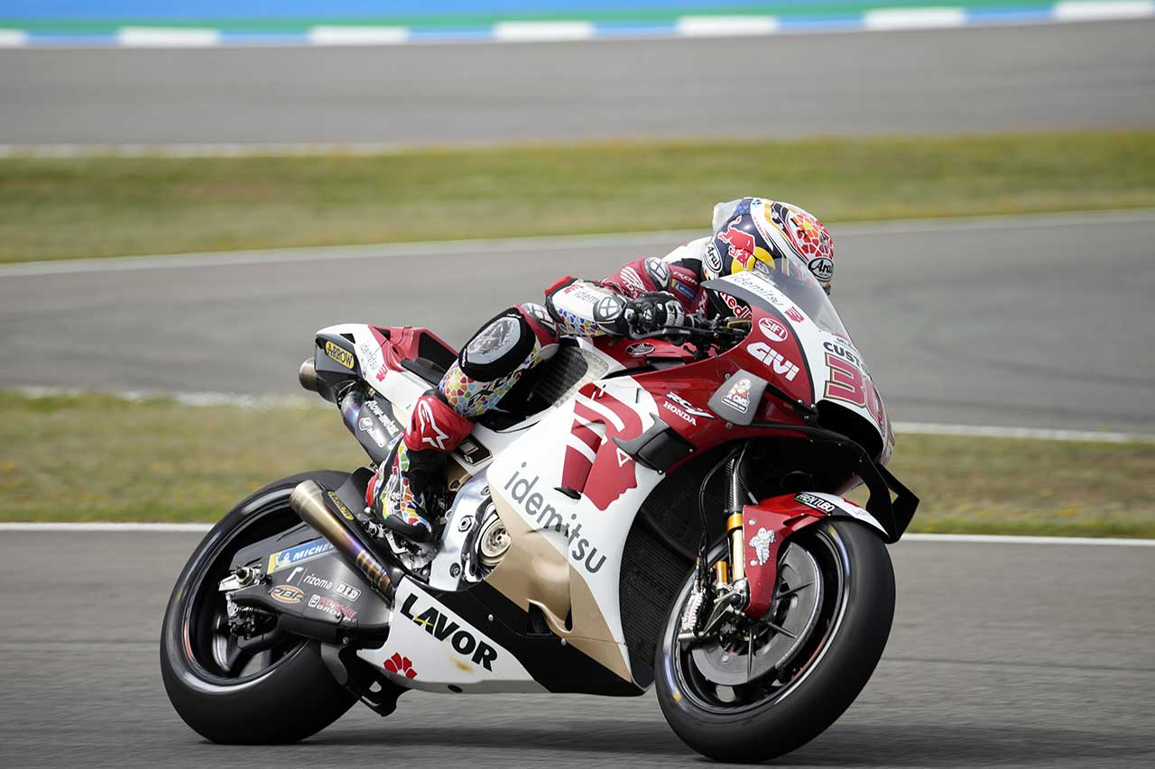 2021年MotoGPへレス公式テスト　中上貴晶（LCRホンダ・イデミツ）