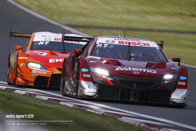 2021スーパーGT第2戦富士　を制したAstemo NSX-GT（塚越広大／ベルトラン・バゲット）