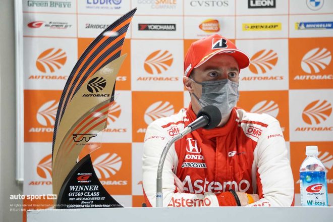 2021スーパーGT第2戦富士　ベルトラン・バゲット（Astemo NSX-GT）