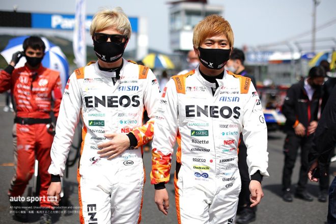 2021スーパーGT第2戦富士　山下健太と大嶋和也（ENEOS X PRIME GR Supra）