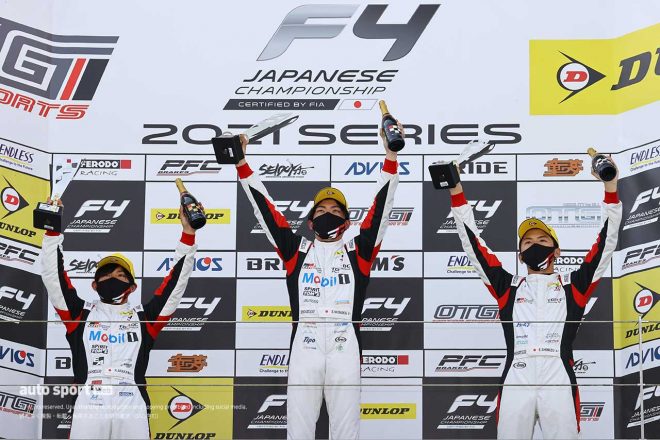 2021年FIA-F4 第2戦富士 表彰台