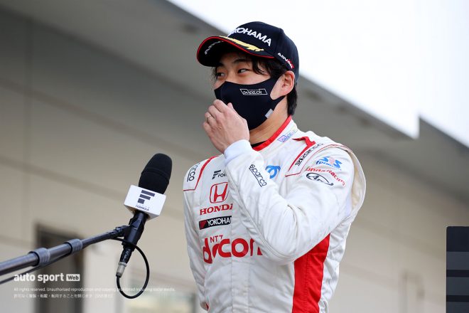 2021スーパーフォーミュラ第2戦鈴鹿　2月にYouTuberの佐藤あやみさんとの結婚を報告した福住仁嶺