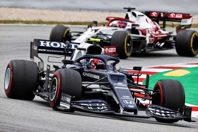 2021年F1第4戦スペインGP　ピエール・ガスリー（アルファタウリ・ホンダ）