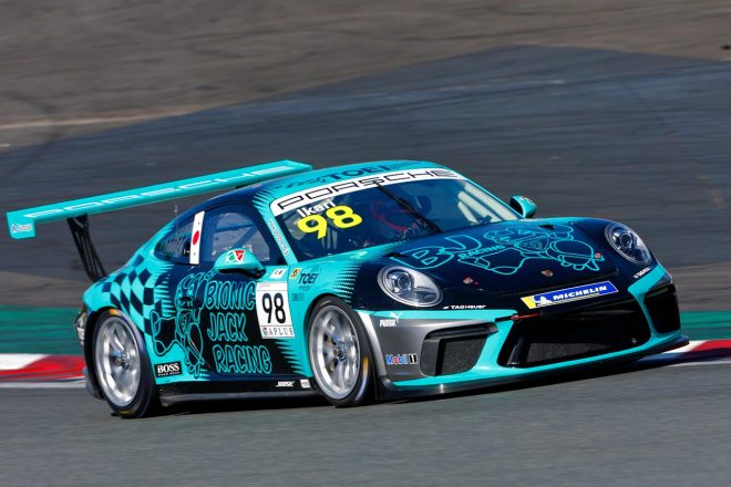 2021年のポルシェカレラカップ・ジャパンに挑むIKARI（Bionic Jack Racing）
