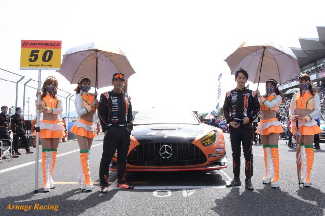 Arnage AMG GT3と加納政樹、柳田真孝