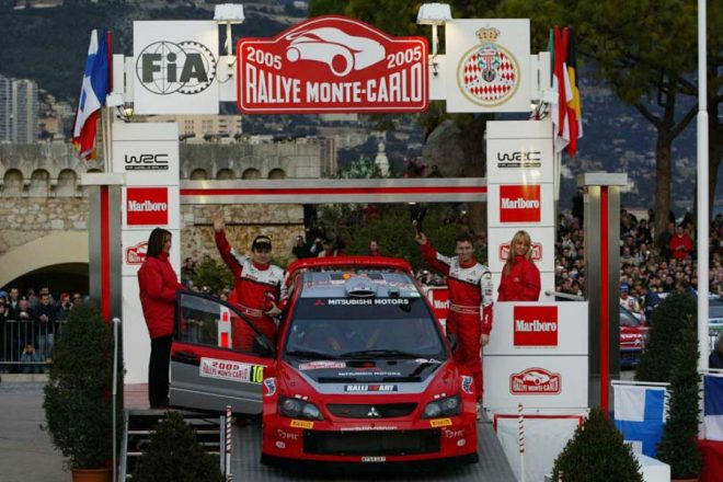 ミツビシ・ランサーWRC 05　2005年WRC第1戦モンテカルロ
