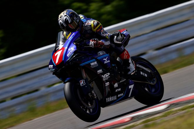 JSB1000：中須賀克行（YAMAHA FACTORY RACING TEAM）／2021年全日本ロードSUGO公開テスト2日目