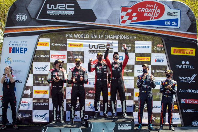 開幕戦モンテカルロと第3戦クロアチアでトヨタはワン・ツー・フィニッシュを達成。いずれも優勝がセバスチャン・オジエ、2位エルフィン・エバンスとなっている。