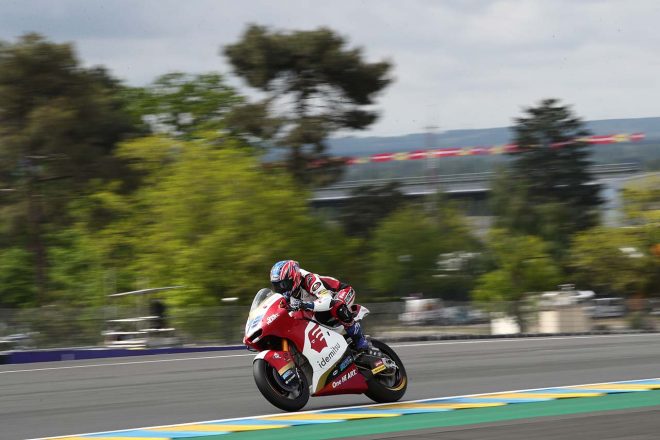 2021年MotoGP第5戦フランスGP Moto2クラス　小椋藍（IDEMITSU Honda Team Asia）