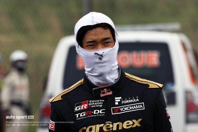 1周目のアクシデントでリタイアとなった2021スーパーフォーミュラ第3戦オートポリス　平川亮（carenex TEAM IMPUL）