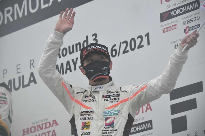 2021スーパーフォーミュラ第3戦オートポリス　阪口晴南（P.MU/CERUMO・INGING）
