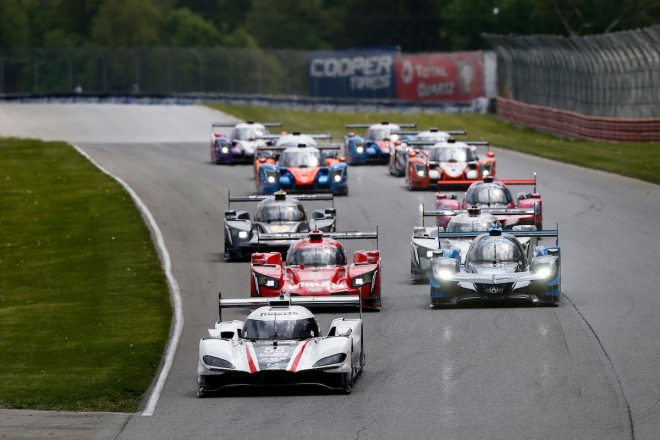 ポールポジションからスタートしたマツダ・モータースポーツの55号車マツダRT24-P