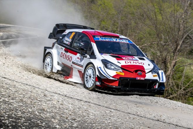 勝田貴元がドライブするトヨタ・ヤリスWRC　2021年WRC第3戦クロアチア