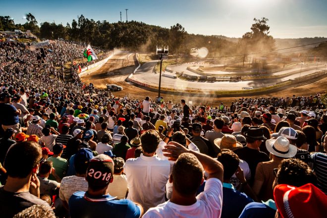 2019年WRC第7戦ポルトガル スーパーSSの様子