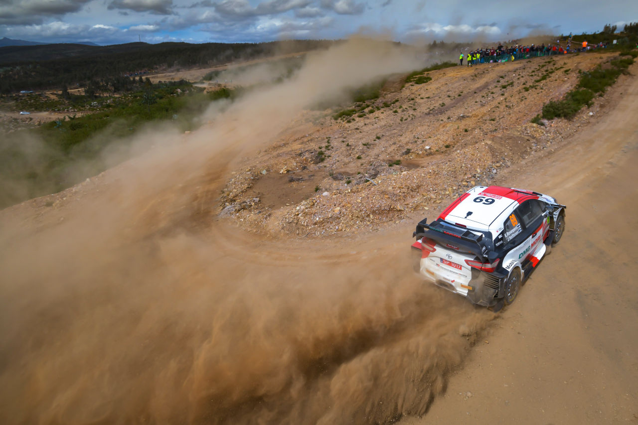 デイリタイアを喫したカッレ・ロバンペラ（トヨタ・ヤリスWRC）　2021年WRC第4戦ポルトガル