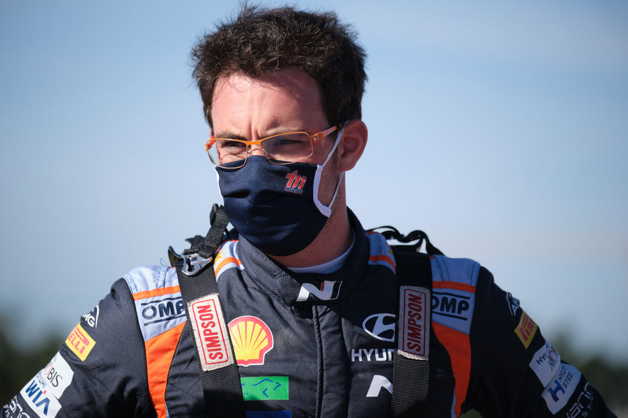 ティエリー・ヌービル（ヒュンダイi20クーペWRC）　2021年WRC第4戦ポルトガル