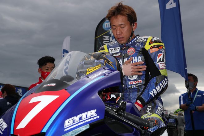 中須賀克行（YAMAHA FACTORY RACING TEAM）／2021年全日本ロード第3戦SUGO JSB1000 レース2