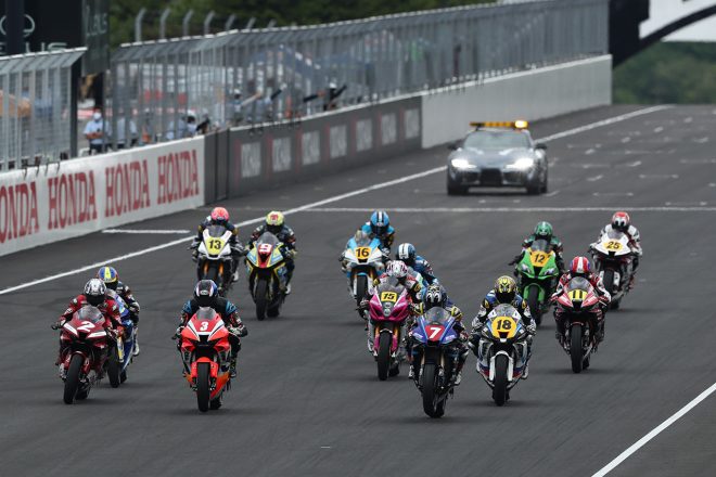2021年全日本ロード第3戦SUGO JSB1000 レース2 スタートシーン