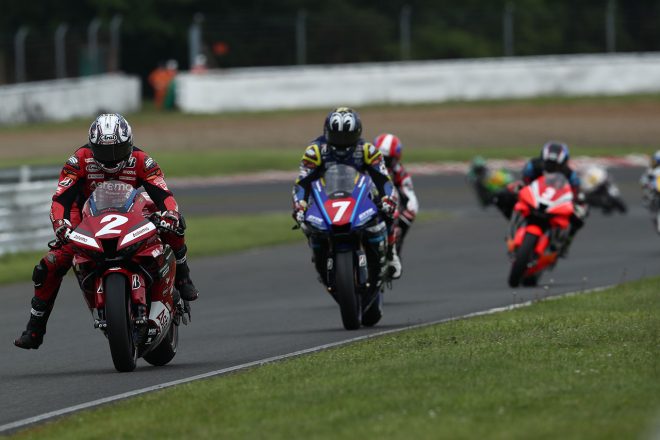 SC後にトップを奪った清成龍一（Astemo Honda Dream SI Racing）／2021年全日本ロード第3戦SUGO JSB1000 レース2