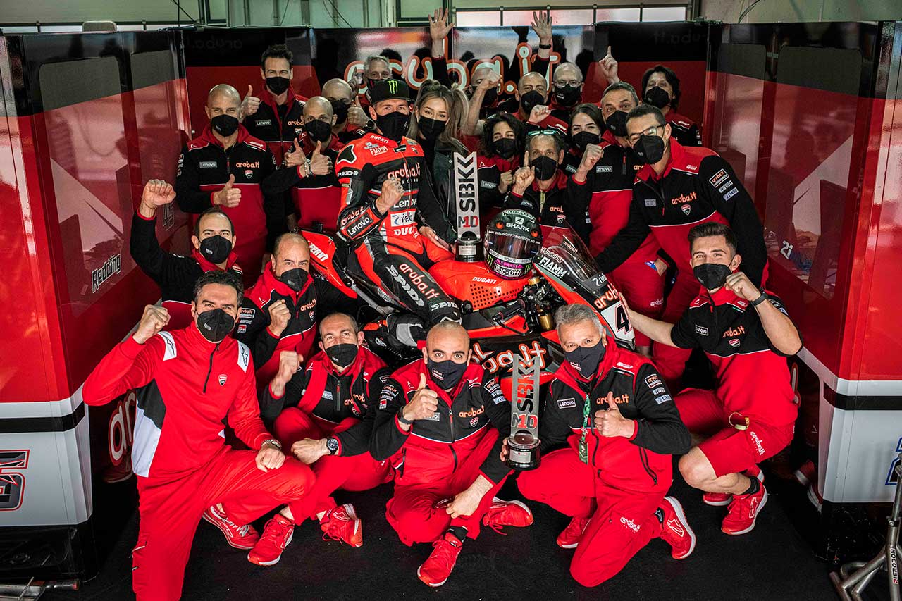 2021年SBK第1戦アラゴン決勝レース2　スコット・レディング（Aruba.it Racing - Ducati）