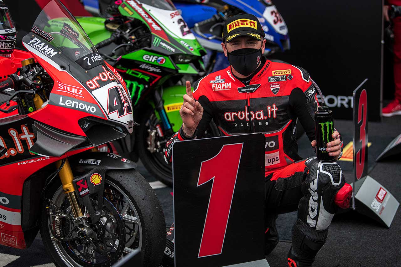 2021年SBK第1戦アラゴン決勝レース2　スコット・レディング（Aruba.it Racing - Ducati）