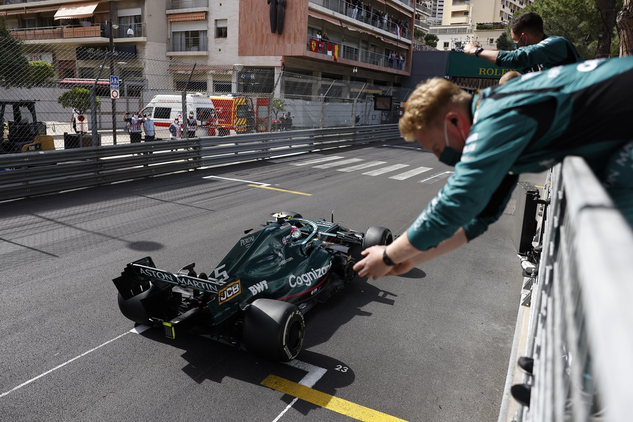 2021年F1第5戦モナコGP　セバスチャン・ベッテル（アストンマーティン）