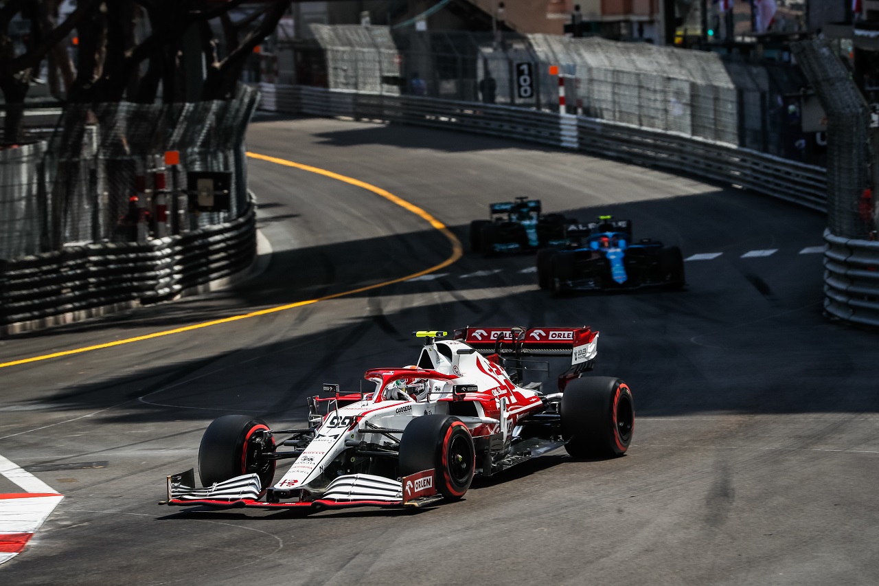 2021年F1第5戦モナコGP　アントニオ・ジョビナッツィ（アルファロメオ）