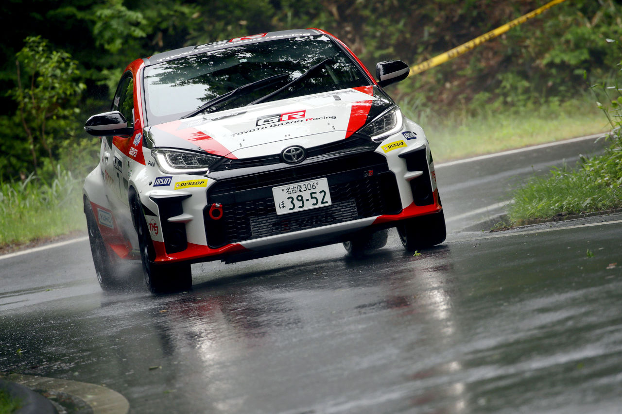 TOYOTA GAZOO RacingのトヨタGRヤリスGR4ラリー　2021全日本ラリー第5戦丹後