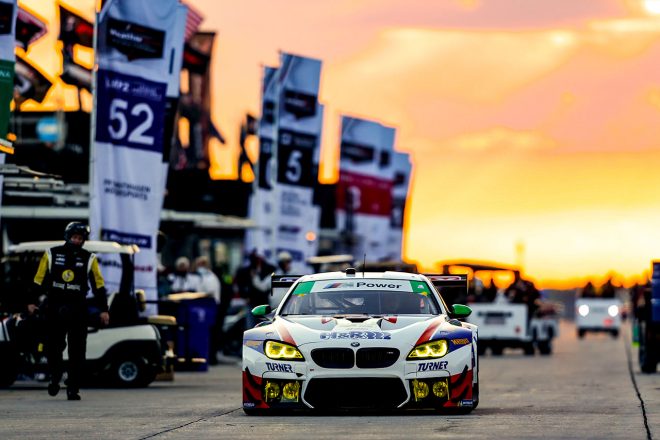 観客の立ち入りが禁止された2021年のセブリング12時間レースのパドックエリア